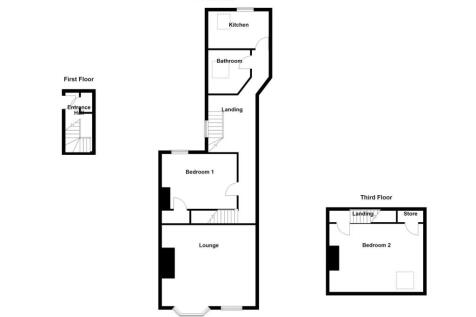 Flat B, 93 Spring Gardens, Buxton - all floors.JPG