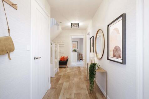 The central hallway allows for easy access to all rooms