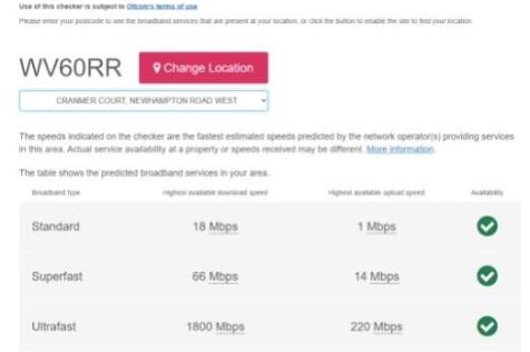 Broadband Checker 8 Cranmer Ct Aug 2026