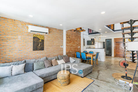 Renovated Loft 2 Bedroom Apartment For Sale - Phsar Kandal 1, Phnom Penh