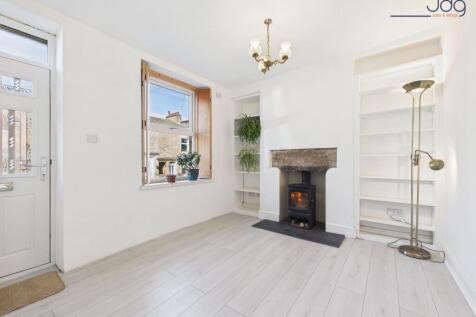 Living Room with wood-burning stove
