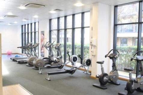 Bright and spacious gym with modern equipment...