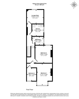 Upper Flat 284, Mount Pleasant Road, Tottenham,  London, N17 6EZ
