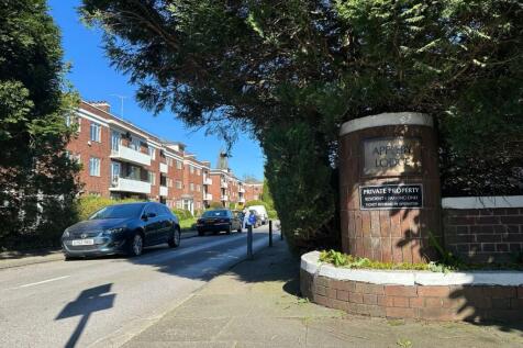 Sunny residential street with leafy green trees...