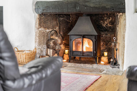 Living room firep...