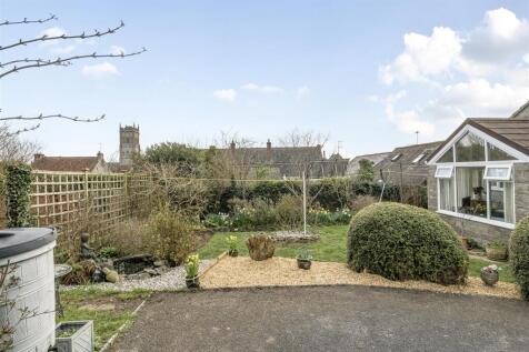 View of the Church from the rear Garden