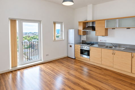 Bright Modern Open-Plan Kitchen Interior