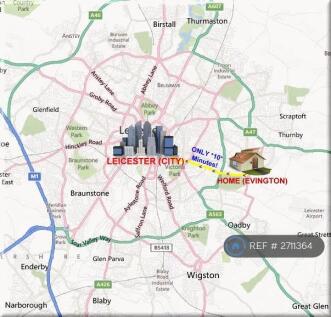 Approximately 10 Minutes Drive To City