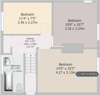 Upstairs Floorplan
