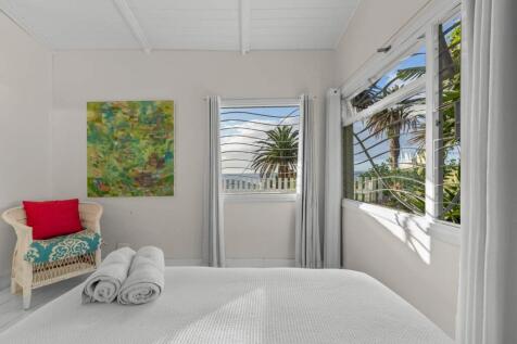 This bedroom has plenty of light