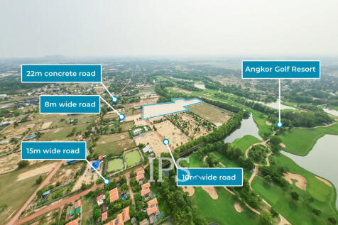 Residential Plots Near Golf Course For Sale - Sambour, Siem Reap