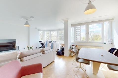 Bright open-plan living with large windows...