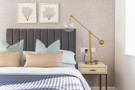 Show home master bedroom