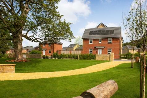 Typical Barratt homes external street scene