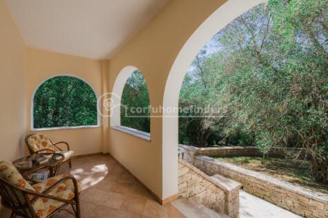 Covered terrace outside sitting room