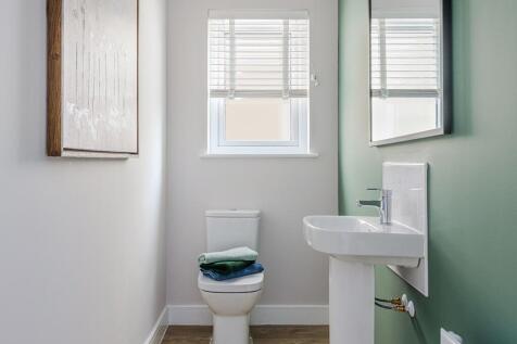 Convenient downstairs toilet