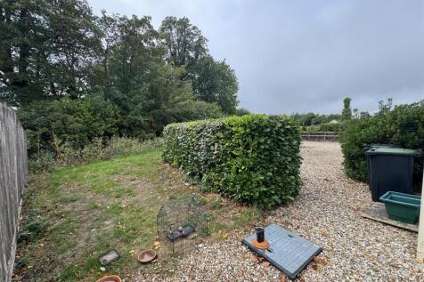 Gravelled parking area