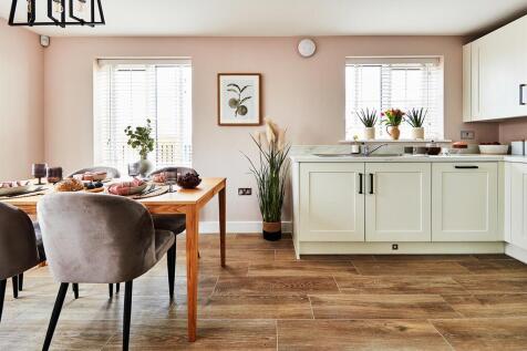 The kitchen/diner is a sociable space