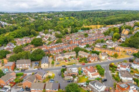 Drone Rear Elevation Toward Meanwood Park