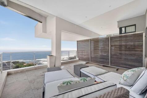 Patio of one of the bedroom sections 