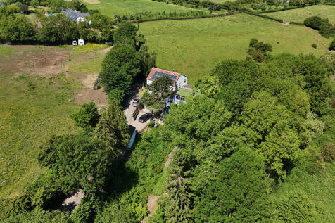 Aerial of house