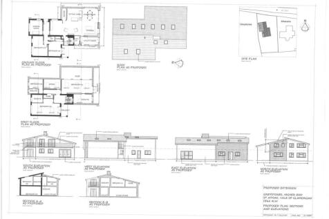 GREYSTONES Proposed Extension Full Plans inc text.