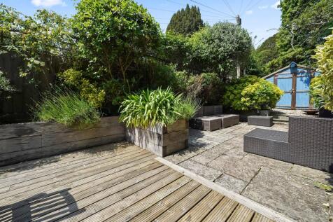 Paved Terrace &amp; Shed