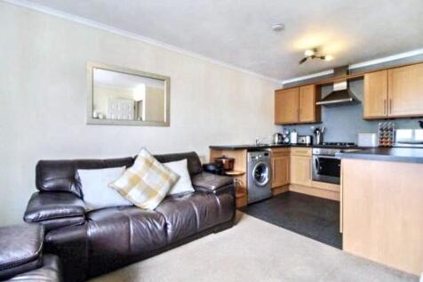 Spacious open plan living room and kitchen area...