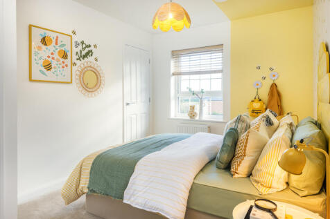 internal shot of bedroom in the conwy