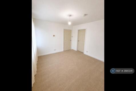 Living Room Showing Bedroom Door.
