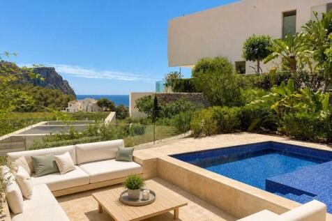 02 cala llamp Meerblickvilla mit eigenem Pool in privater Villen-Anlage kaufen terrasse