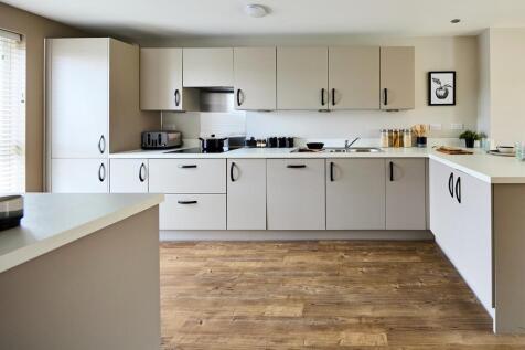There's plenty of worktop space and storage in the spacious kitchen