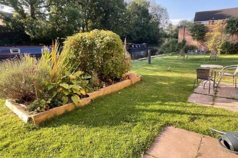 Beautiful canal side gardens
