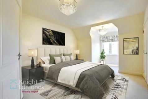AI Staged Bed Room