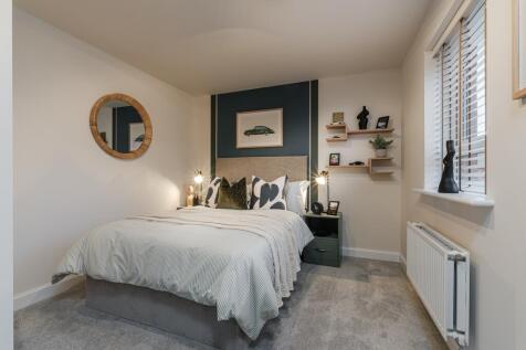 Interior view of bedroom 4 in our 4 bed Hythie home