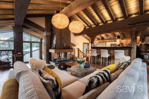 Living room chalet Courchevel Moriond