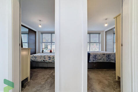 VIEW INTO BEDROOM...