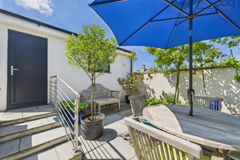 Step down into the welcoming seating area