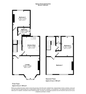 First &amp; Second Floor Flat, 27 Carnarvon Road, London E15 4JW