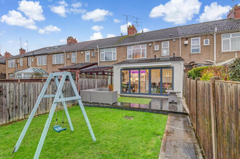 Rear of the property