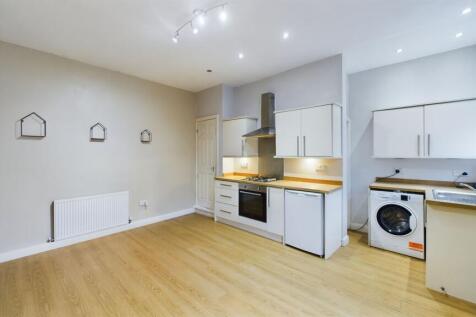 Living room and kitchen