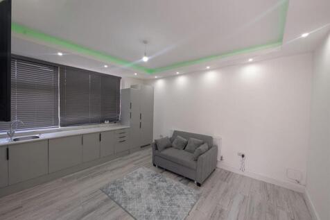 Modern studio space with sleek LED lighting...