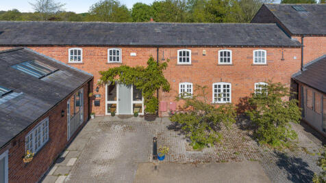 Elevated Front and Courtyard