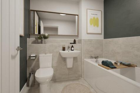 Spacious family bathroom