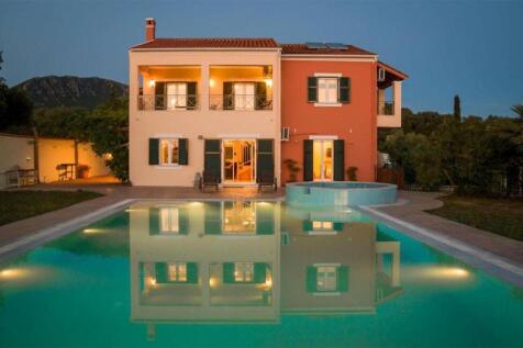 Evening shot of house