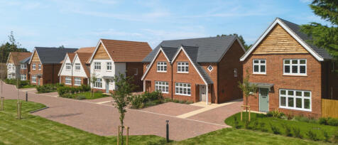 External street scene consisting of a Warwick and a Letchworth house type