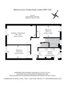 14 Belmont Court, Finchley Road, London NW11 6XS