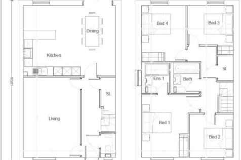 Four Bedroom Floor plan