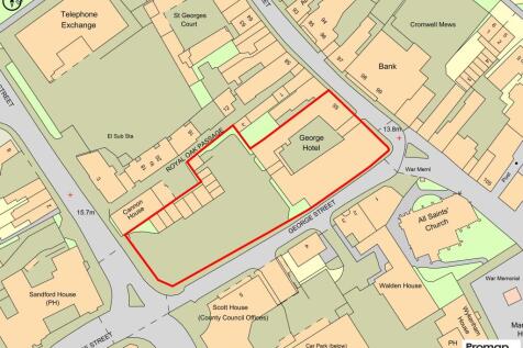 George Hotel, Huntingdon - OS Map.jpg