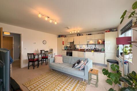 Open plan living and kitchen area